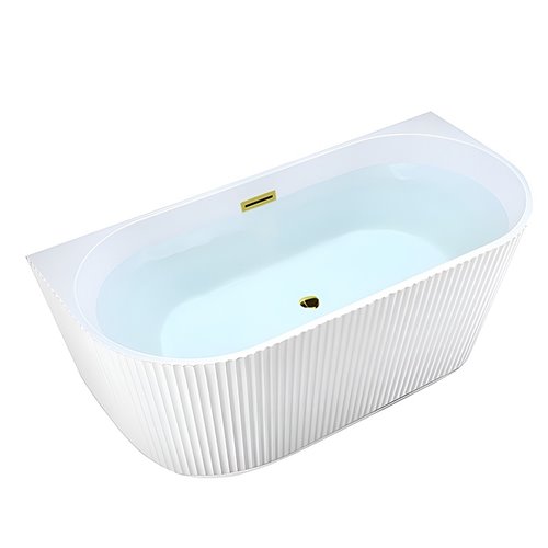 Wanna wolnostojąca przyścienna korek złoty 170 cm Carlo Led Hydrosan