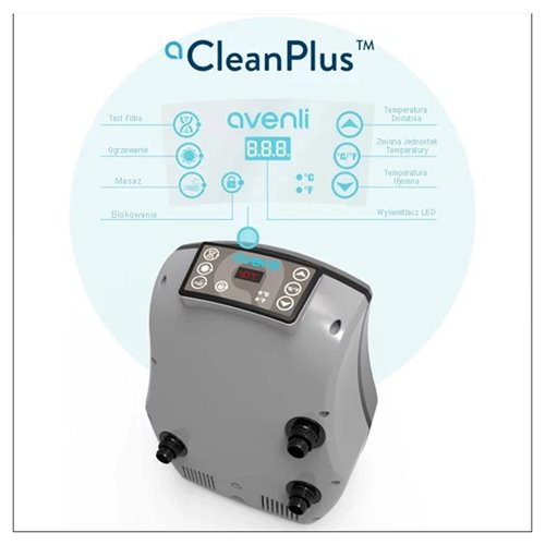 Dmuchane jacuzzi ogrodowe basen Spa 2-4 os. 145x70 cm Milan Avenli