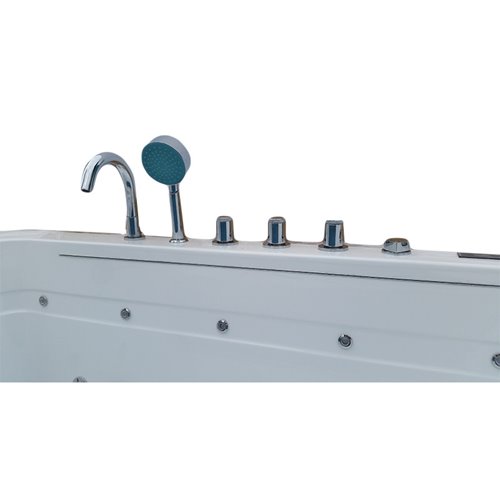 Wanna z hydromasażem prostokątna 170x90 cm Nevada-WH 912