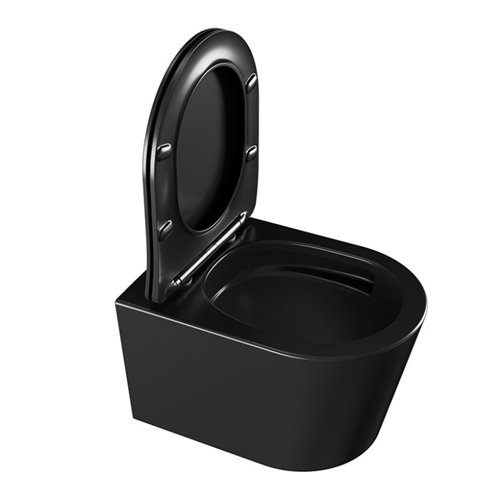 Zestaw podtynkowy stelaż GEBERIT DUOFIX + miska ELITE-MTB-03 + przycisk DELTA 50 czarny mat