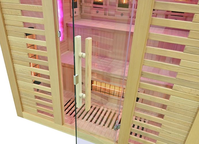 Sauna na podczerwień kamień solny 180X160X200CM MO-RL4S XL Infrared Mazur