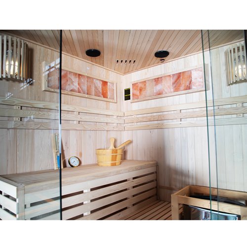 Sauna fińska 6 osobowa wysokotemperaturowa 8KW Harvia 180x180 cm Kemi7