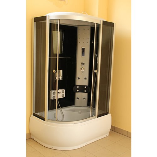 Kabina prysznicowa z hydromasażem 120x80 7106 Prawa