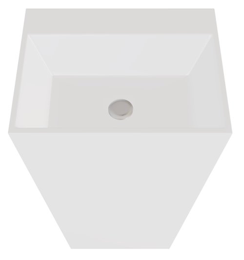 Umywalka wolnostojąca biały połysk Vera Besco UMD-V-WO