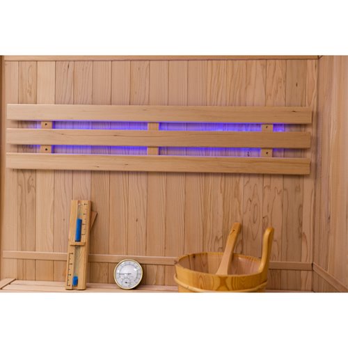 Sauna fińska 2-osobowa narożna 120x120 cm piec Harvia 3,5KW Bodo2