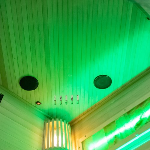 Sauna fińska 2 osobowa wysokotemperaturowa 3,5KW Harvia 120x120 cm Lark2-WD