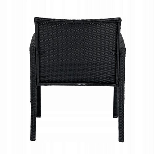 Zestaw mebli ogrodowych z technorattanu sofa, stół, krzesła, pufy Manas zdjęcie 17