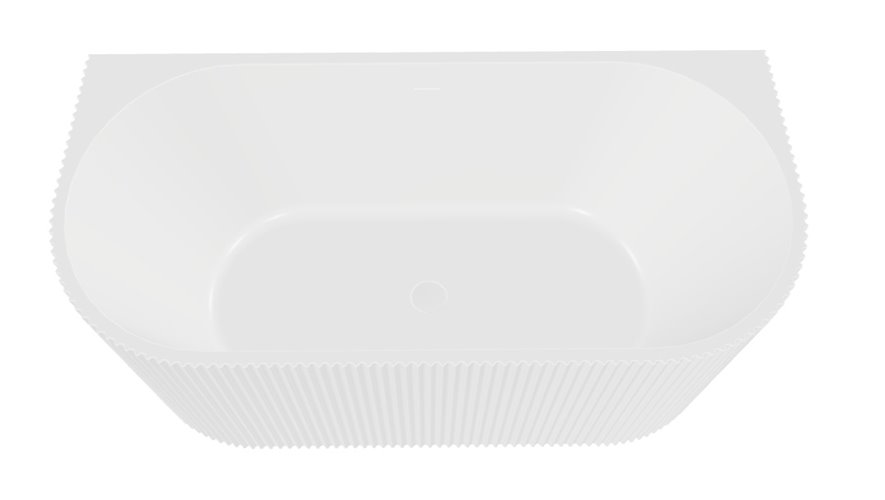 Leya Besco biała wanna wolnostojąca 150 cm syfon biały WAS-150-LBI