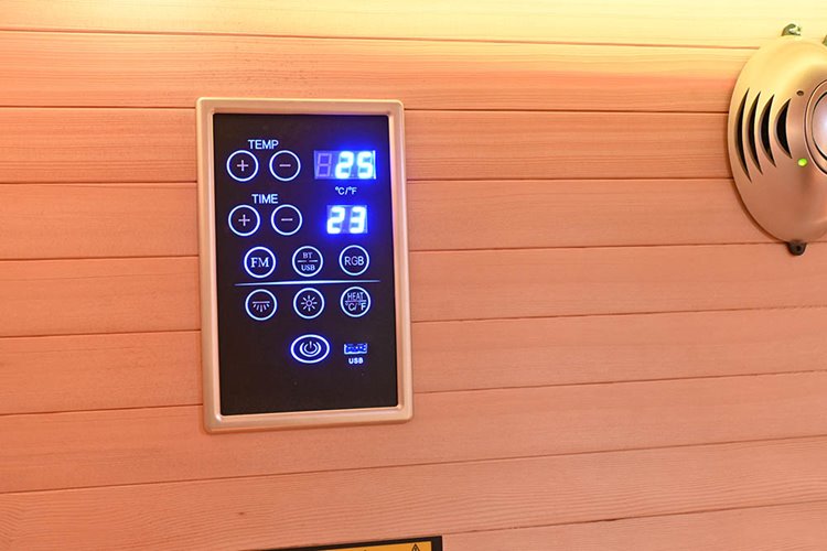 Sauna na podczerwień kamień solny + turmaliny 175X120X190CM MO-RL4ST Infrared Mazur