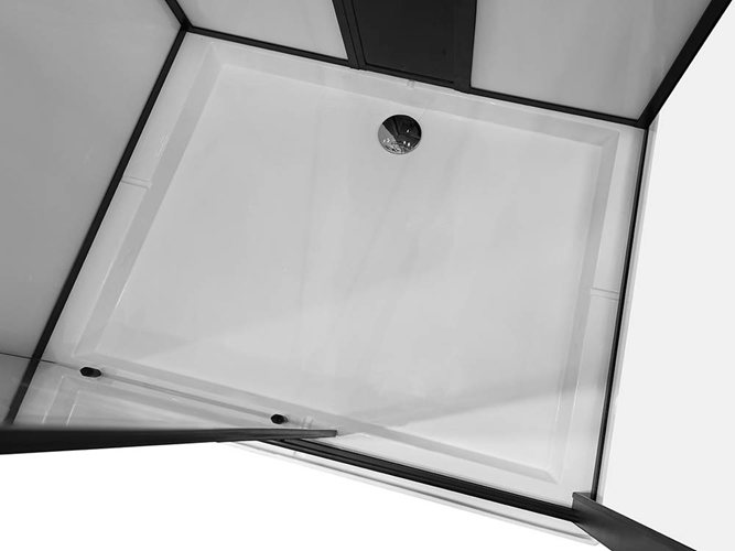 Kabina prysznicowa z hydromasażem zabudowana 100x80 lewa MO-03093L zdjęcie 7