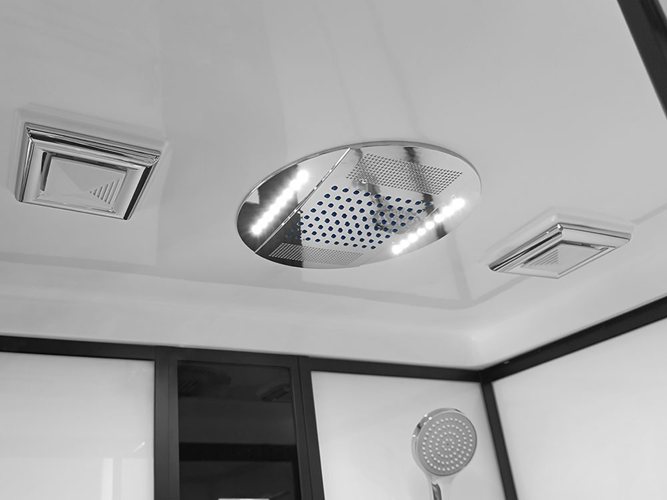 Kabina prysznicowa z hydromasażem zabudowana 100x80 prawa MO-03093P zdjęcie 8
