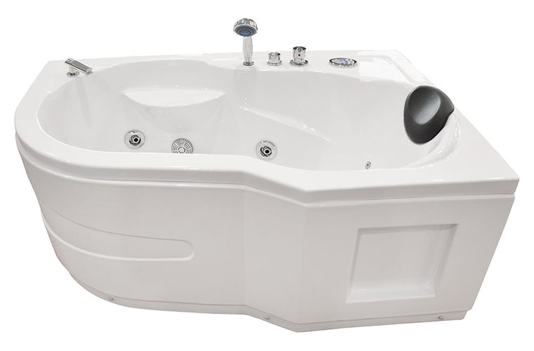 Wanna z hydromasażem narożna 150x100 cm MO-0202
