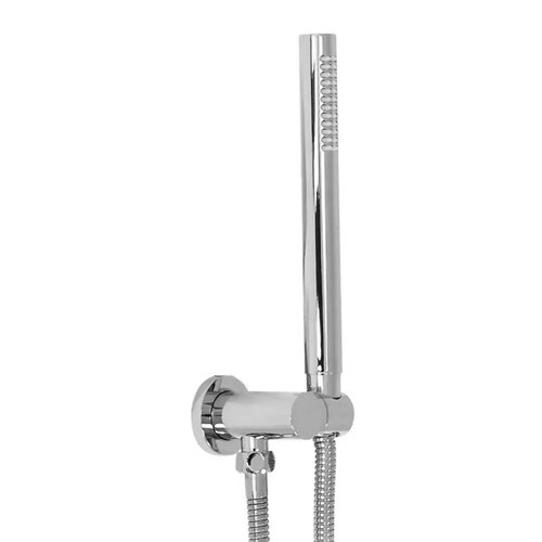 Chromowany zestaw wannowy prysznicowy podtynkowy Lungo Rea