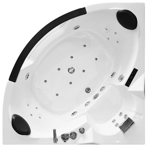 Wanna z hydromasażem narożna 150x150 cm MO-0632BP