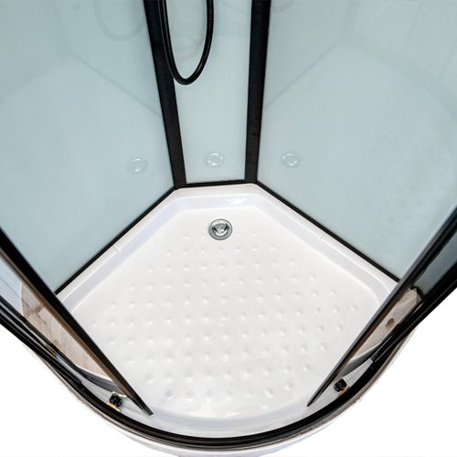 Kabina prysznicowa półokrągła zabudowana 80x80 Puerto