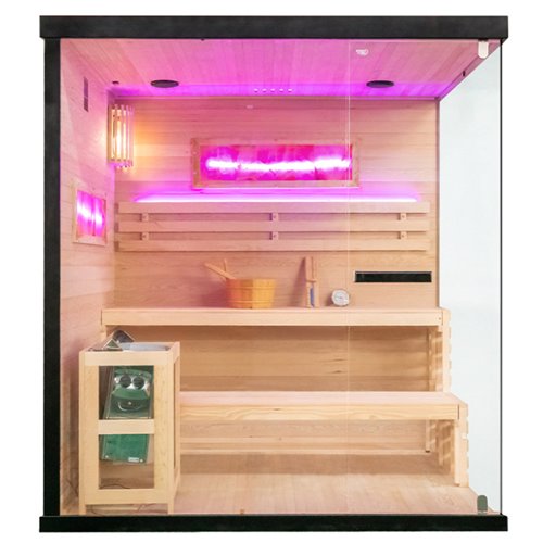 Sauna fińska 5 osobowa wysokotemperaturowa 6W Harvia 180x160 cm Lark5