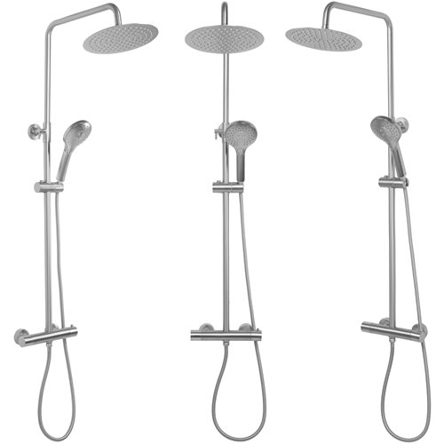 Inox zestaw prysznicowy termostatem Vincent Rea