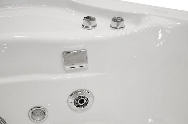 Duża kabino wanna Spa z hydromasażem 150x150 cm MO-08150