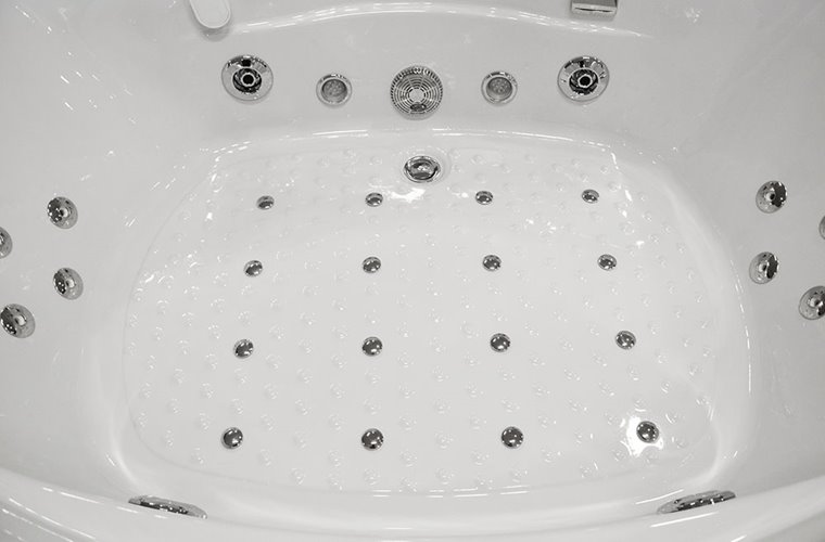 Duża kabino wanna Spa z hydromasażem 150x150 cm MO-08150