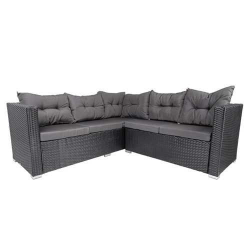 Zestaw mebli ogrodowych z technorattanu narożnik tarasowy Salto