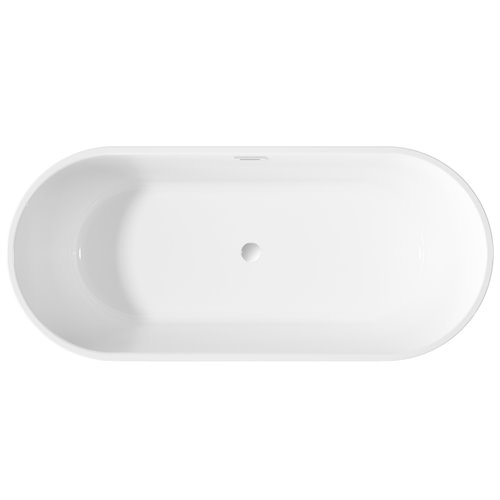 Wanna wolnostojąca 170 cm Limnos Invena AN-00-110-KPL wykończenie chrom zdjęcie 4