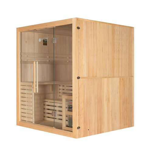 Sauna sucha fińska piec 6 KW Harvia BC60 + kamień solny 180X160X200CM MO-EA4S Mazur