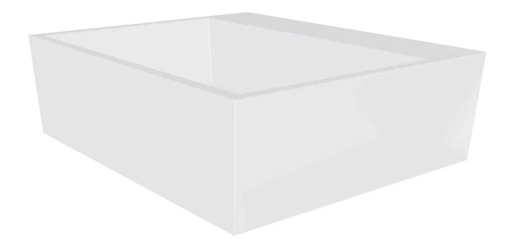 Umywalka nablatowa 40x50 cm z konglomeratu Vera Besco UMD-V-NB