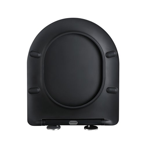 Zestaw podtynkowy stelaż GEBERIT DUOFIX + miska MIZU-MTB-GL-RIM-03 + przycisk DELTA 50 czarny mat