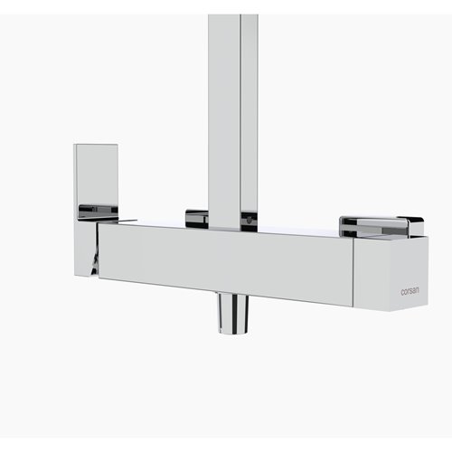 Kolumna prysznicowa chrom z oświetleniem LED LED02MCH Ango Corsan zdjęcie 8