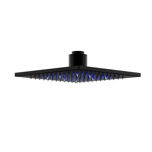 Kolumna prysznicowa czarna z oświetleniem LED LED02MBL Ango Corsan zdjęcie 4