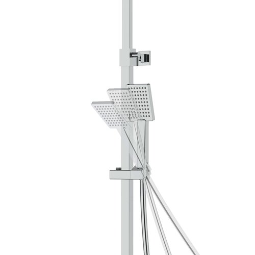 Kolumna prysznicowa z wylewką chrom z oświetleniem LED LED02MCHW Ango Corsan zdjęcie 7