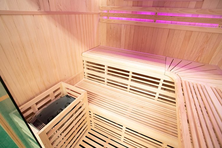 Sauna sucha fińska piec 6 KW Harvia BC60 + kamień solny 180X160X200CM MO-EA4-I Mazur