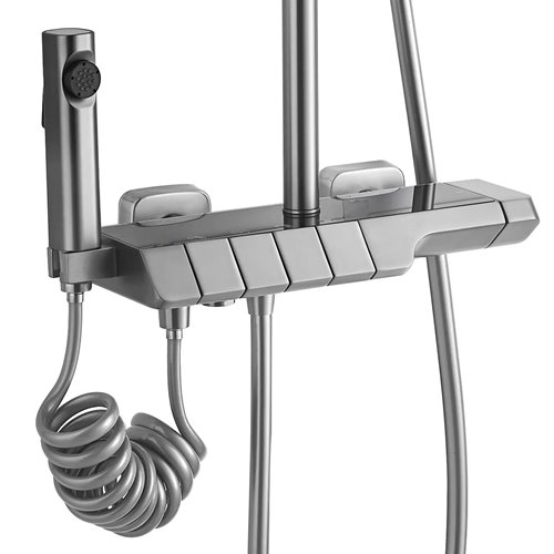 Inox zestaw prysznicowy z wylewką i termostatem Rob Rea