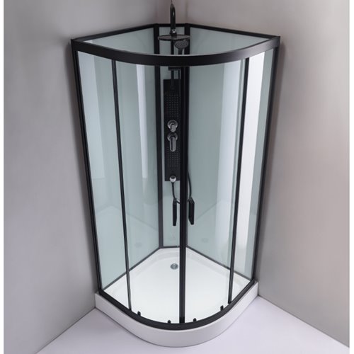 Kabina prysznicowa półokrągła zabudowana 80x80 Puerto