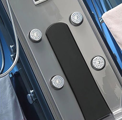 Asymetryczna kabina z hydromasażem 120x85 cm MO-02188 prawa