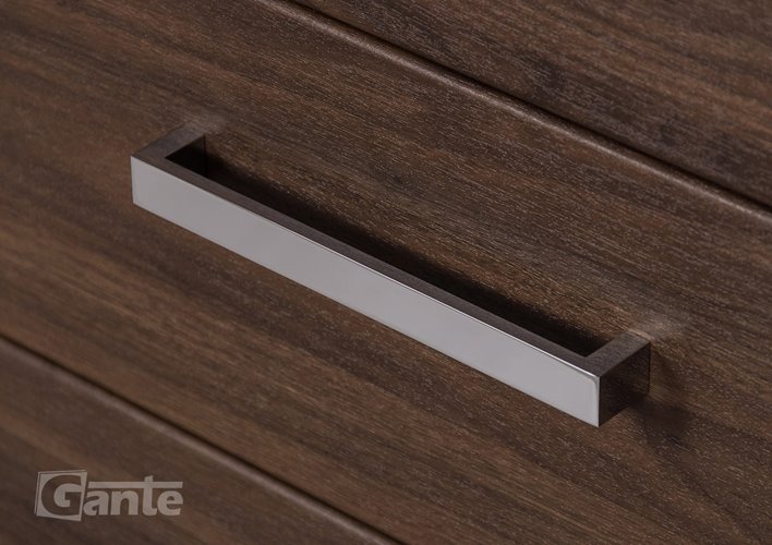 Szafka łazienkowa wisząca z umywalką 120 cm 39/2 Fokus kolor orzech