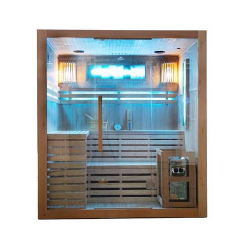 Sauna fińska 5 osobowa wysokotemperaturowa 6KW Harvia 160x180 cm Kemi5