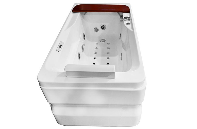 Wanna z hydromasażem i parawanem 150x78 cm MO-0062-150 Lewa