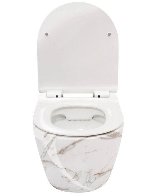 Misa wc wisząca Carlos Rimless Slim Lava Shiny Rea