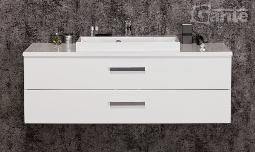 Szafka wisząca z umywalką nablatową 120 cm 39/S2 seria Fokus B