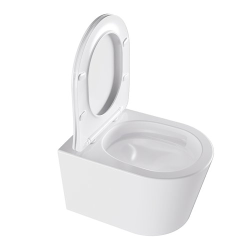 Biała miska wc wisząca Rimless Elite Tornado ELITE-WH-03 Hydrosan
