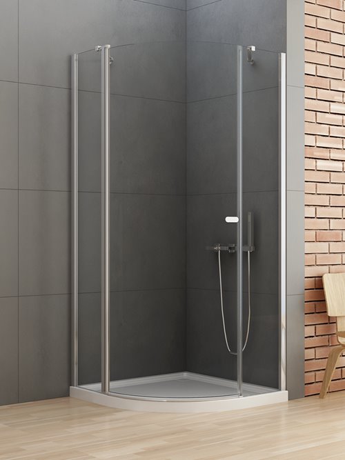 Kabina prysznicowa półokrągła 80x80 K-0415 New Soleo New Trendy