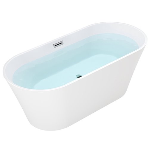 Wanna wolnostojąca biała 160 cm Lizbona Hydrosan