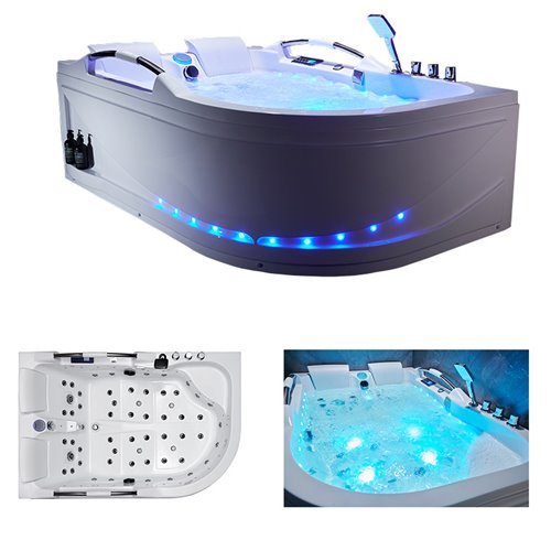 Wanna z hydromasażem asymetryczna Venezia 761 L 180x120