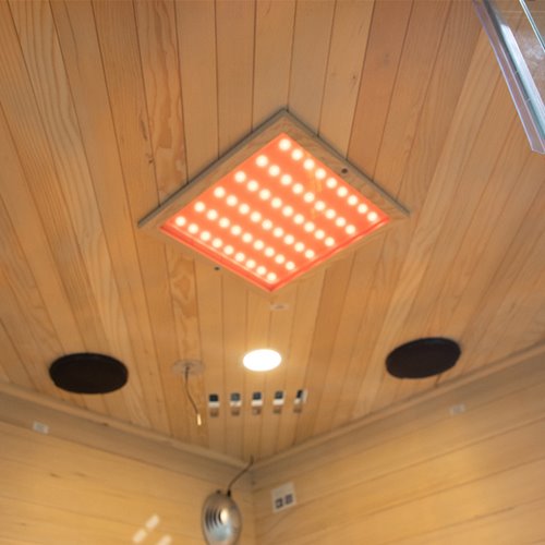 Sauna na podczerwień 3-osobowa 120x120 cm grzejniki kwarcowe i karbonowe Alta6 Infrared