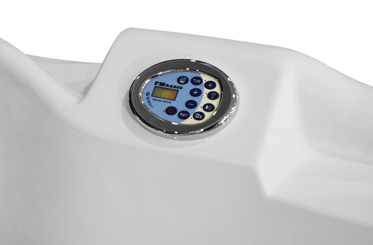 Wanna łazienkowa Spa z hydromasażem narożna 150x150 cm MO-0311