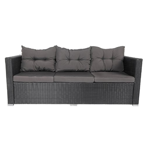 Zestaw mebli ogrodowych z technorattanu narożnik tarasowy Salto