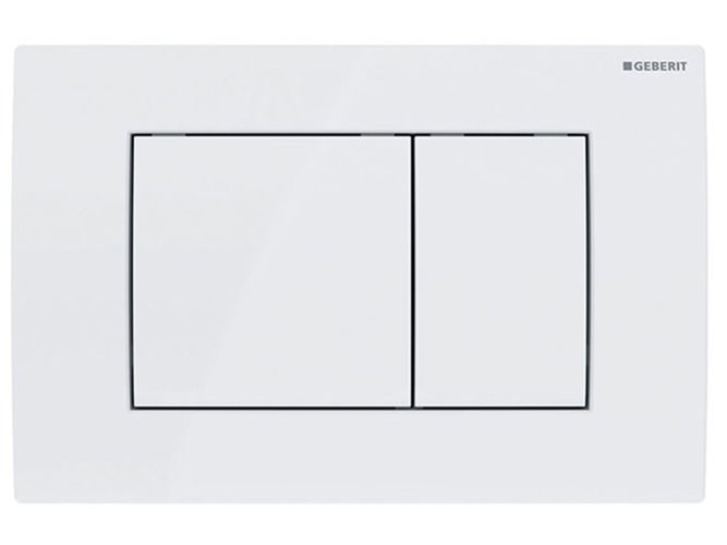 Zestaw podtynkowy stelaż GEBERIT DUOFIX + miska RAIN-WH-RIM-03 + przycisk DELTA 30 biały