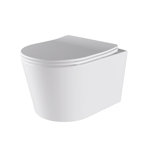 Biała miska wc wisząca Rimless Elite Tornado ELITE-WH-03 Hydrosan