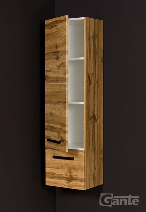 Szafka łazienkowa wisząca podwójna seria Fokus Loft Gante